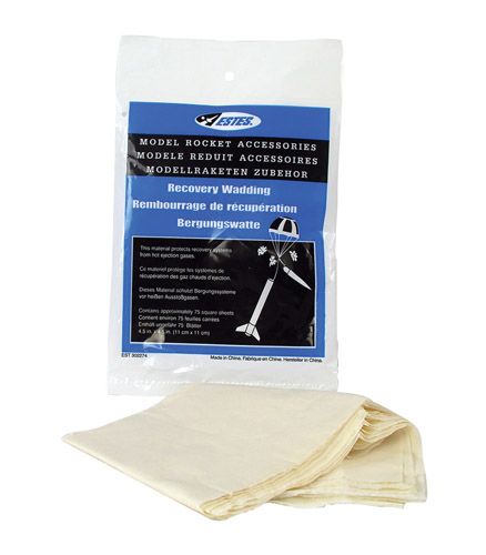 ESTES - MODEL ROCKET RECOVERY WADDING