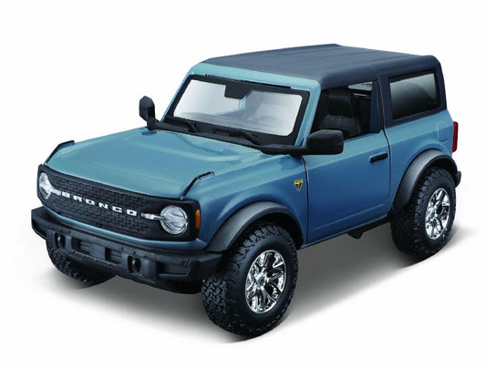 Maisto 1/24 Assembly Line 2021 Ford Bronco Badlands (A51 Blue)