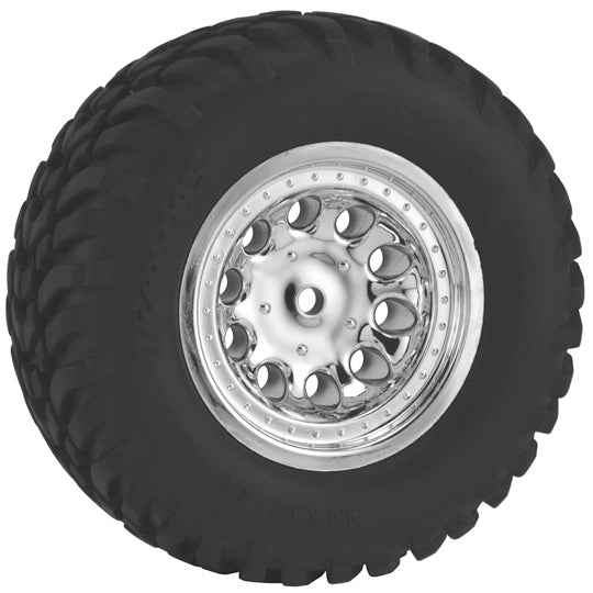 RPM Revolver SC Wheels - Rear 2wd Slash, F/R 4wd Slash - Chrome