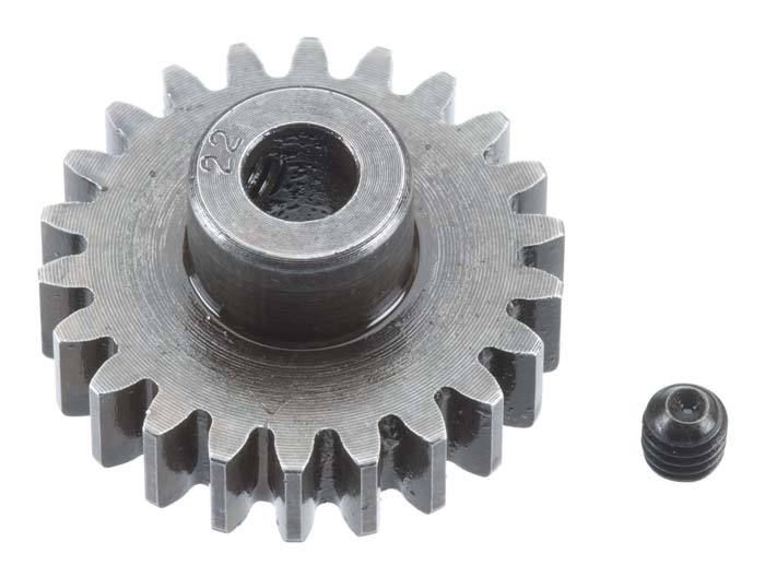 ROBINSON RACING MOD 1 EXTRA HARD STEEL PINION GEAR 5mm SHAFT 22T