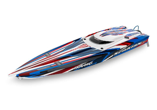 TRAXXAS- Spartan SR 36" Race Boat with Self-Righting - Red