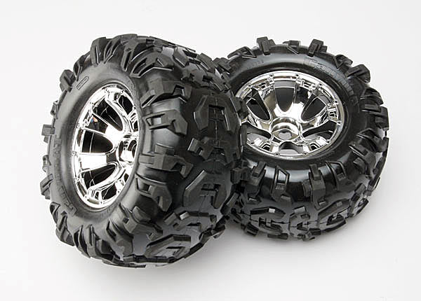 TRAXXAS - Canyon 3.8" Pre-Mounted Tires w/Geode Wheels