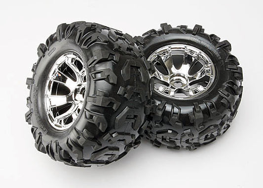TRAXXAS - Canyon 3.8" Pre-Mounted Tires w/Geode Wheels