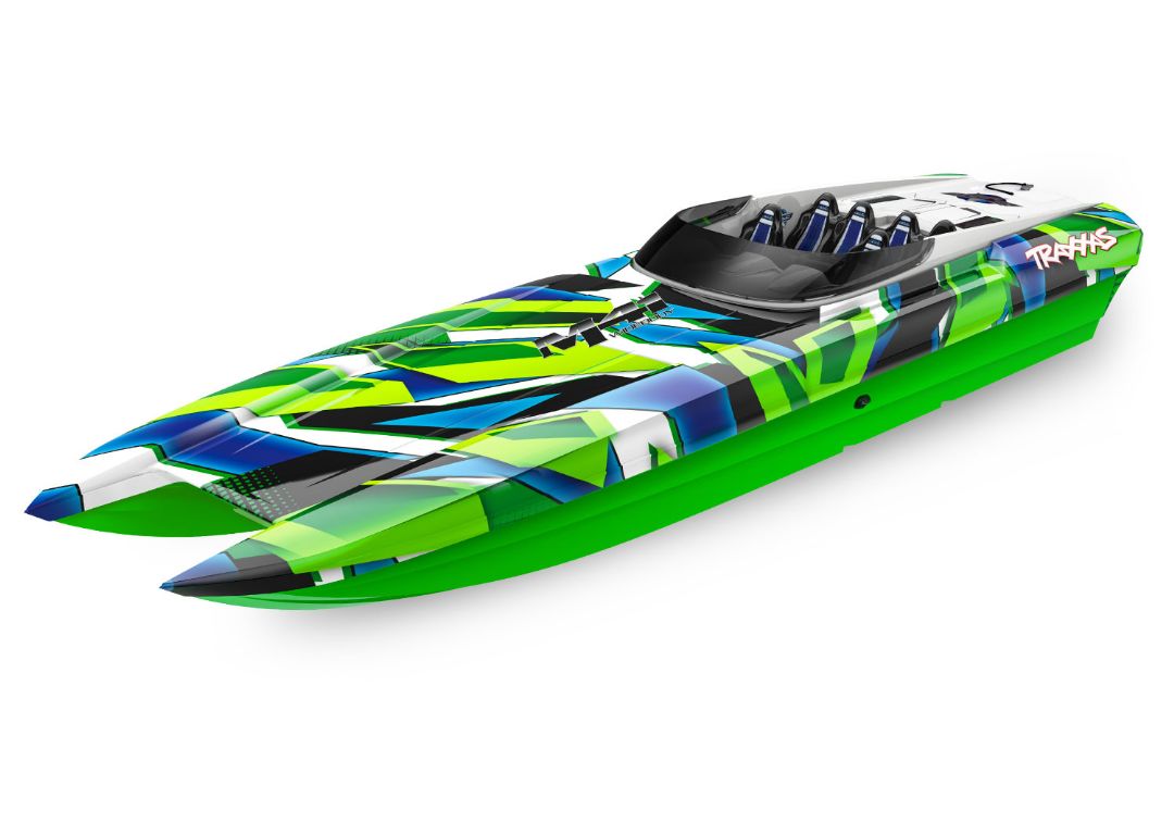 TRAXXAS - DCB M41 Widebody 40" Catamaran Race Boat GreenR