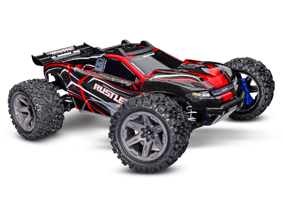 TRAXXAS - Rustler 1/10 4X4 BL-2s Brushless Stadium Truck RTR-Red