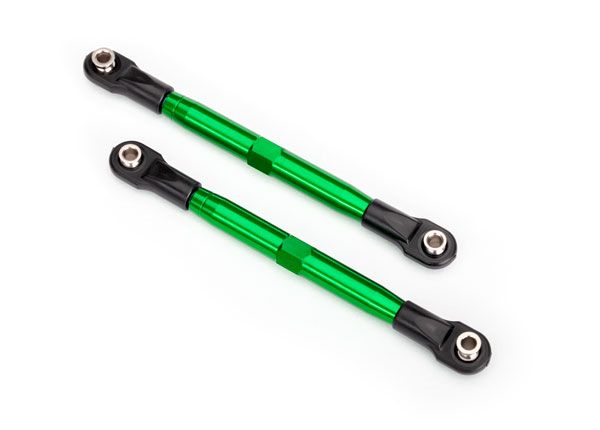 TRAXXAS - Toe Links 87mm,Front/Rear - Green Aluminum