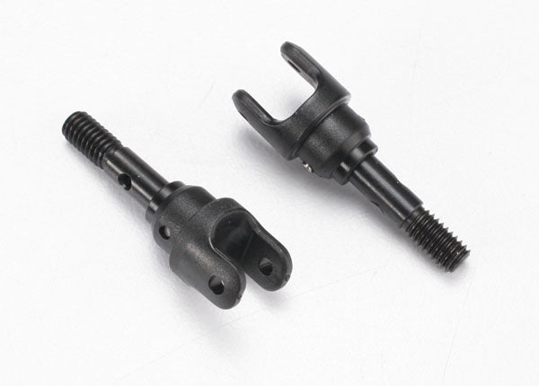 TRAXXAS - Assembled Steel Stub Axle w/Yokes (2)