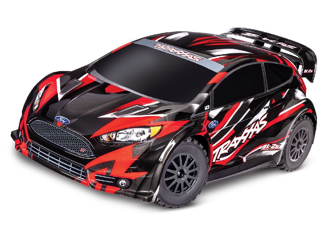 TRAXXAS - Fiesta ST Rally 1/10 Brushless AWD Rally Car RTR - RED