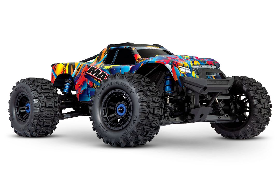 TRAXXAS - 1/10 Maxx V2 WideMaxx 4x4 RTR - Rock n' Roll