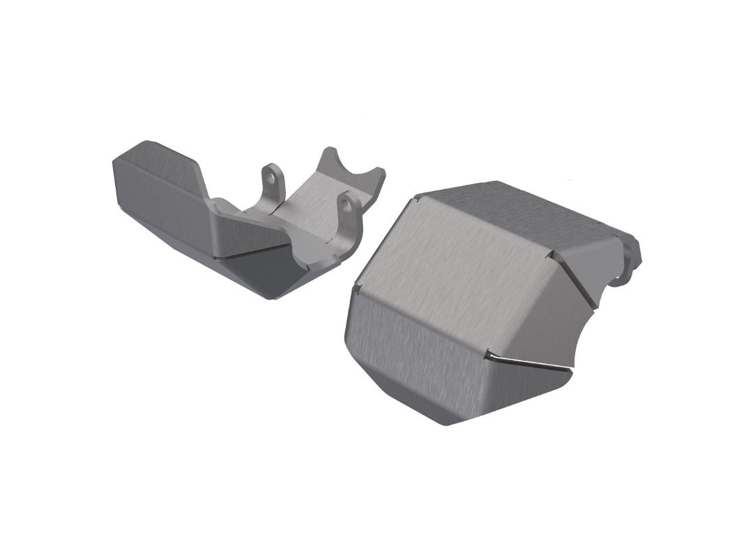 TRAXXAS - Skidplate, Axle, Front Or Rear (Stainless Steel) (2)