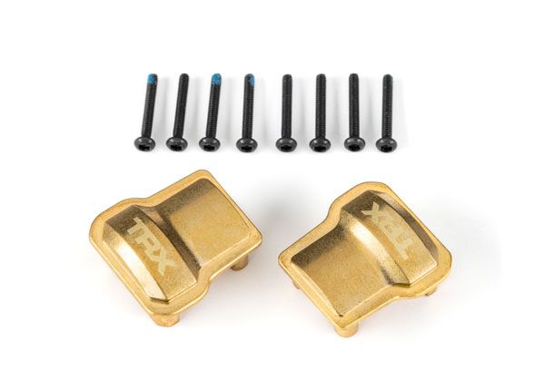 TRAXXAS - Axle Cover, Brass (8 Grams) (2)