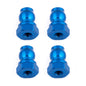TEAM ASSOCIATED  Shock Bushings, 10 mm, blue aluminum