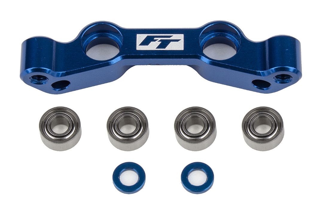 TEAM ASSOCIATED RC10B6.4 FT Steering Rack, blue aluminum