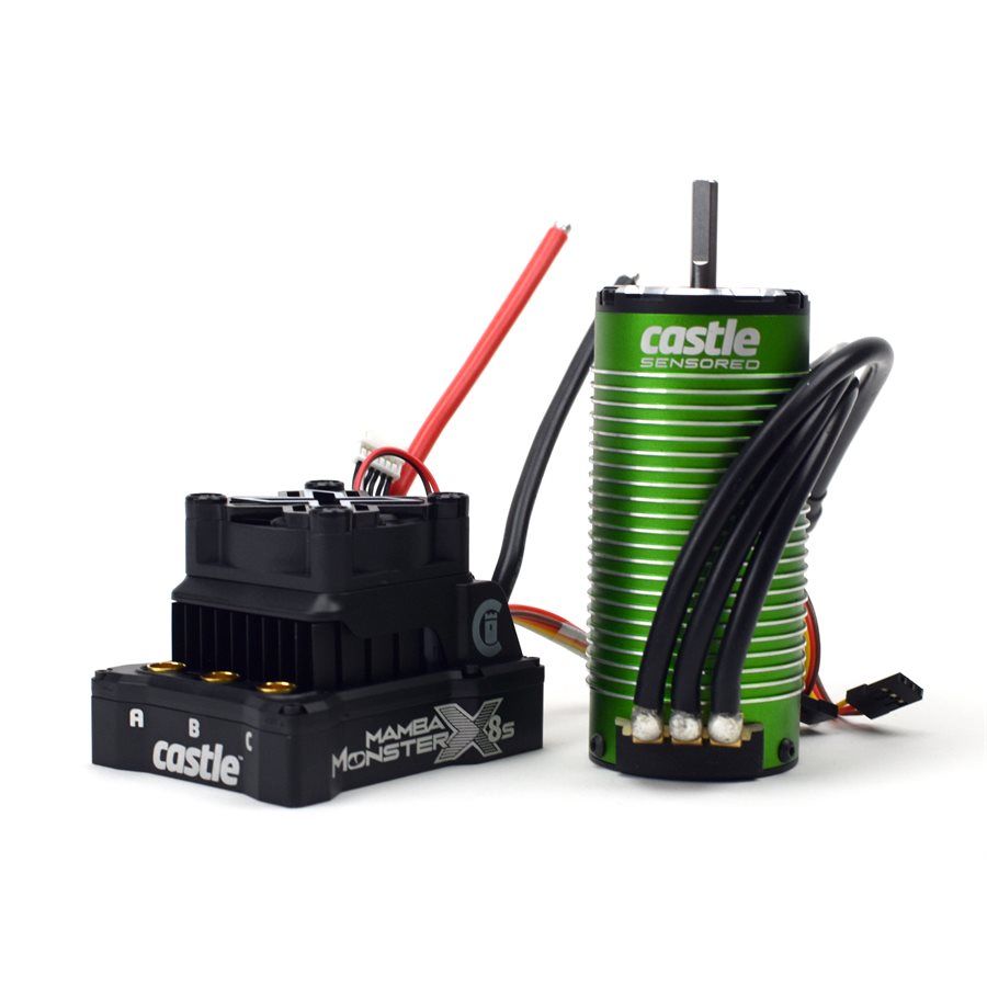 CASTLE - MAMBA MONSTER FOUR-POLE BRUSHLESS MOTOR ESC COMBO