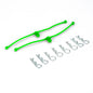 DU-BRO - BODY KLIP RETAINERS (LIME GREEN)