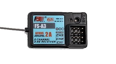 FLYSKY - FS-A3 SPLASH PROOF 2.4GHZ 3 CHANNEL RECEIVER