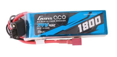 GENS ACE 1800MAH 7.4V 45C 2S1P