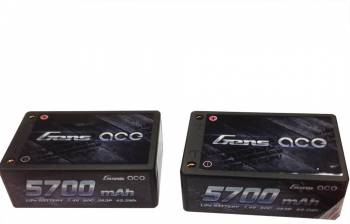 GENS ACE -5700mAh 7.4V Hard Saddle LIPO BATTERY