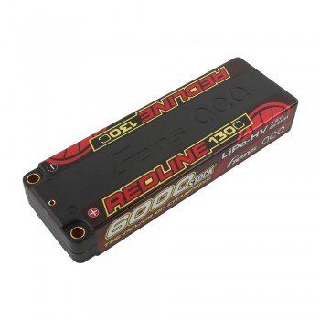 GENS ACE 839 REDLINE SERIES 6000MAH 2S2P 7.6V 130C LIPO HARD CASE