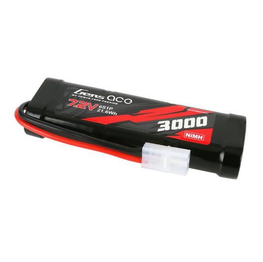 Gens Ace - 1255 - 3000mAh 6 Cell 7.2V Nimh