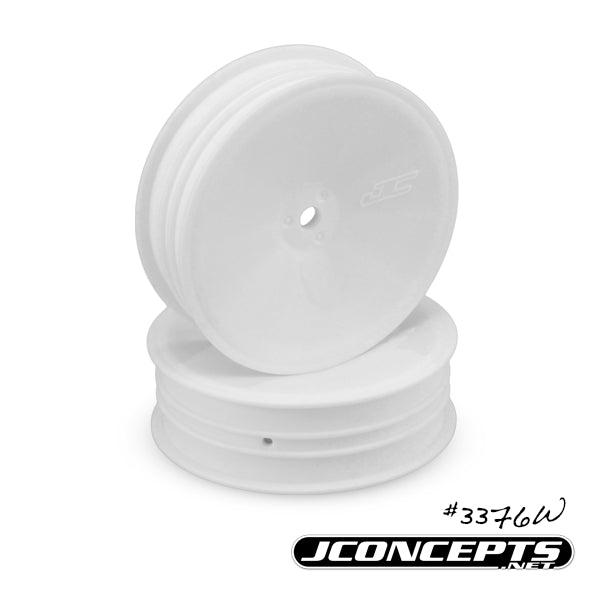 JCONCEPTS MONO -2.2'' 1/10TH BUGGY SLIM FRONT WHEEL WHITE 4PC