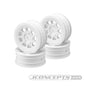 JConcepts9 shot 2.2" front wheel (white) - 4pc