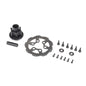 Losi Complete Front Hub Assembly: PM-MX