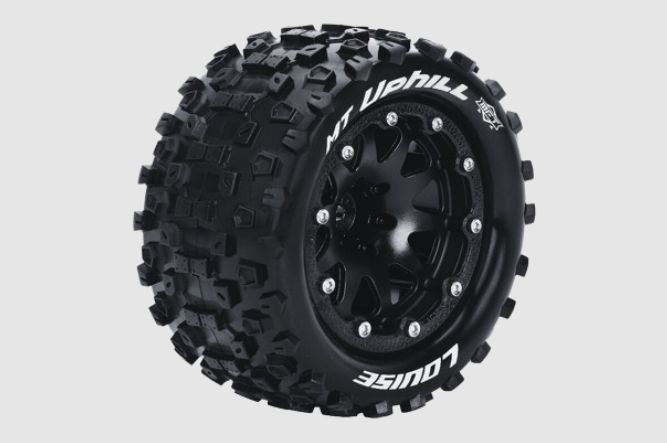 Louise R/C MT-Uphill on Black Wheels for Maxx 5.4" OD (2)