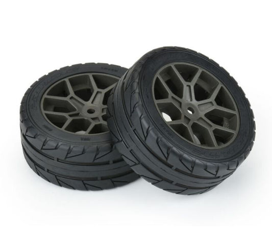 PRO-LINE 1/8 Victory S3 F/R 35/85 2.4" BELTED MTD 14mm Gray