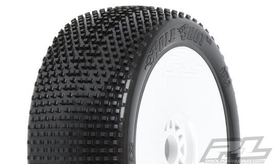 PRO LINE HOLE SHOT 1/8TH OFFROAD BUGGY TIRES MOUNTED