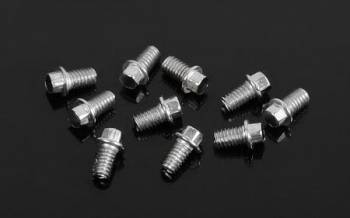 Miniature Scale Hex Bolts M2.5X4mm Silver