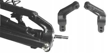 RPM Traxxas Rear Bearing Carriers - Black