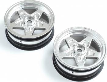 LOSI - FRONT WHEEL, SATIN CHROME