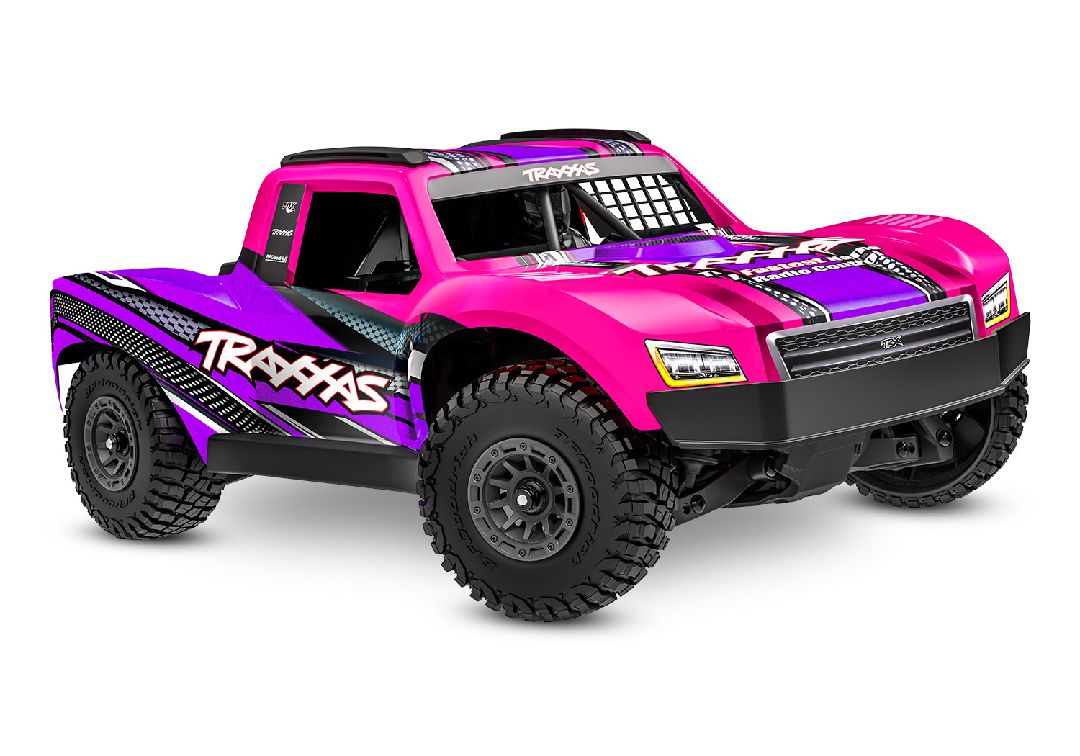 TRAXXAS - Mini Slash BL-2S 4x4 RTR (B&C included) - Pink