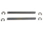 Traxxas Suspension Pins, 44mm, Chrome with E-Clips