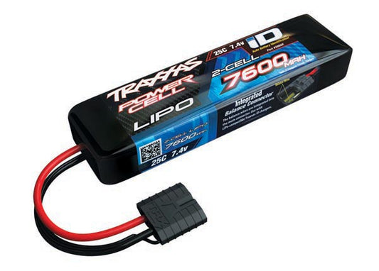 TRAXXAS 7600mAh 2S 7.4V 25C LiPo iD Connector Soft Case