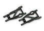 TRAXXAS - Suspension arms, black, front/rear (left & right), heavy duty (2)