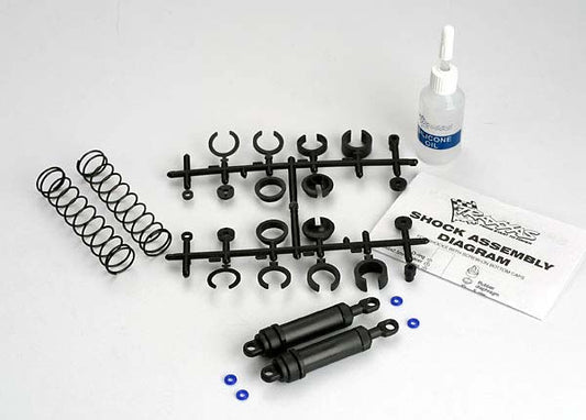TRAXXAS - Ultra Shocks (black) (xx-long) (complete w/ spring pre-l