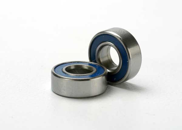 TRAXXAS - Ball Bearing, Blue Rubber Sealed (5x11x4mm) (2)