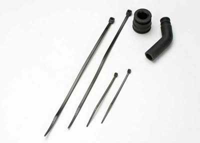 TRAXXAS - Molded Pipe Coupler (Black)