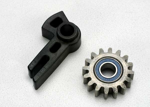 TRAXXAS - Gear, Idler/ Idler Gear Support/ Bearing (Pressed In)