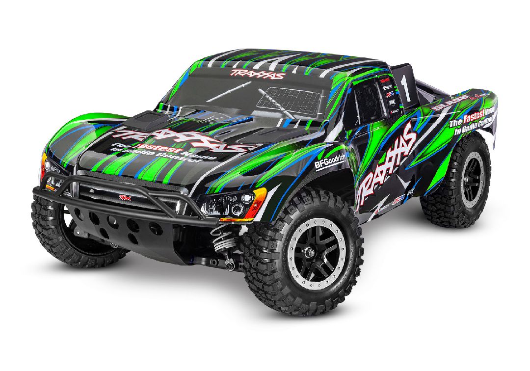 TRAXXAS - 1/10 Slash VXL ExtremeHD 4x4 RTR - Green