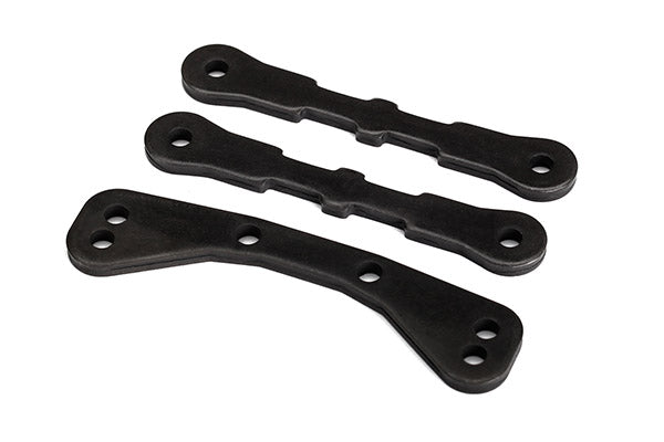 TRAXXAS - Bulkhead tie bar, upper (1)/ lower (2) (steel)