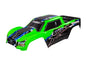 TRAXXAS - Body, X-Maxx, green (painted, decals applied) (assembled
