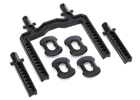 TRAXXAS - Body mounts, front & rear (Ford GT) (2)