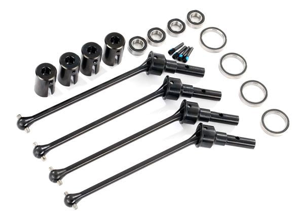 TRAXXAS DRIVESHAFTS STEEL CONSTANT VELOCITY F/R FOR WIDEMAXX