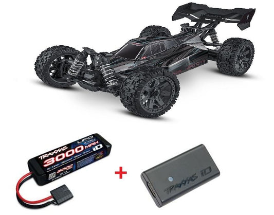TRAXXAS - 1/8 Jato 4x4 BL-2S 4x4 RTR - Black w/ Charger & Battery