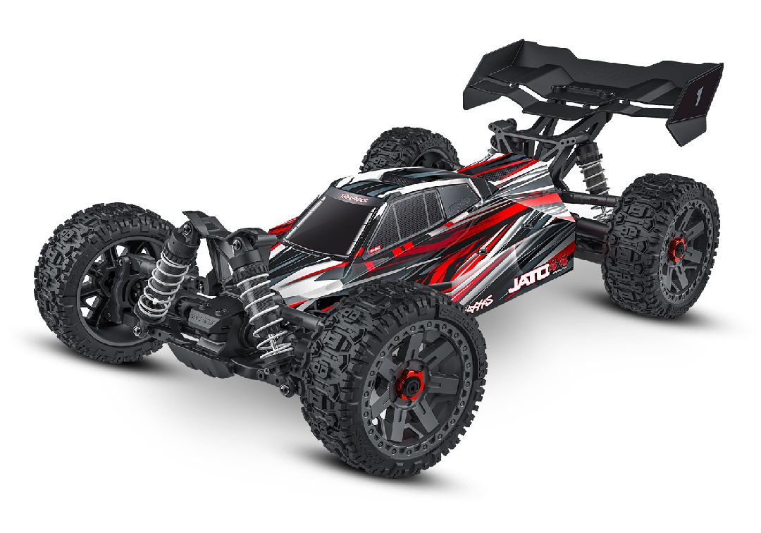 TRAXXAS - Jato 4x4 Brushless BL-2S with clipless body - Red