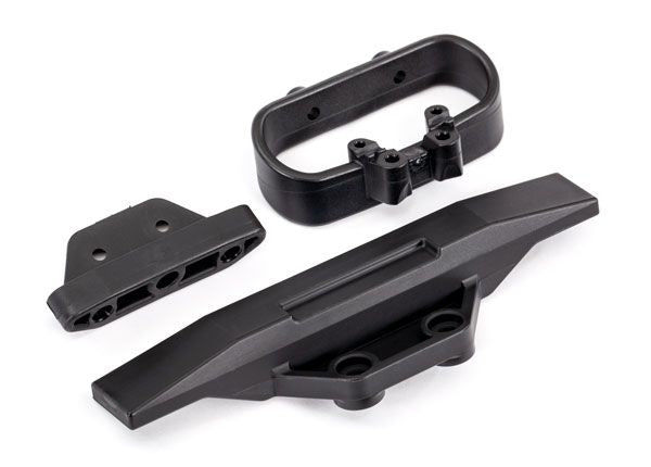 TRAXXAS - Bumper, rear/ bumper mount, rear/ bumper support, rear