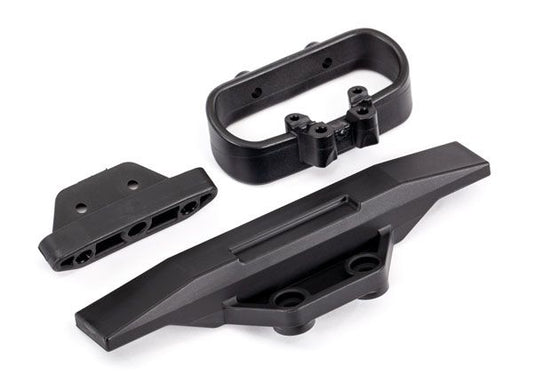 TRAXXAS - Bumper, rear/ bumper mount, rear/ bumper support, rear
